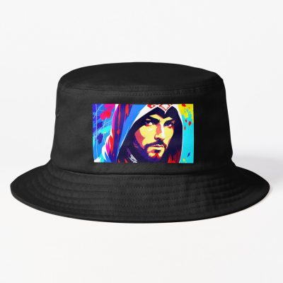 Assassin's Creed - Ezio Auditore - Splash Art Painting Bucket Hat Official Assassin's Creed Merch