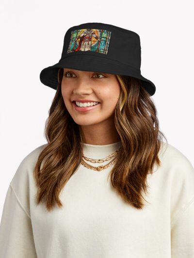 Assassin'S Creed Stained Glass Mosaic Bucket Hat Official Assassin's Creed Merch