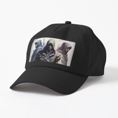 Assassin'S Creed - Three Assassins Painting Cap Official Assassin's Creed Merch